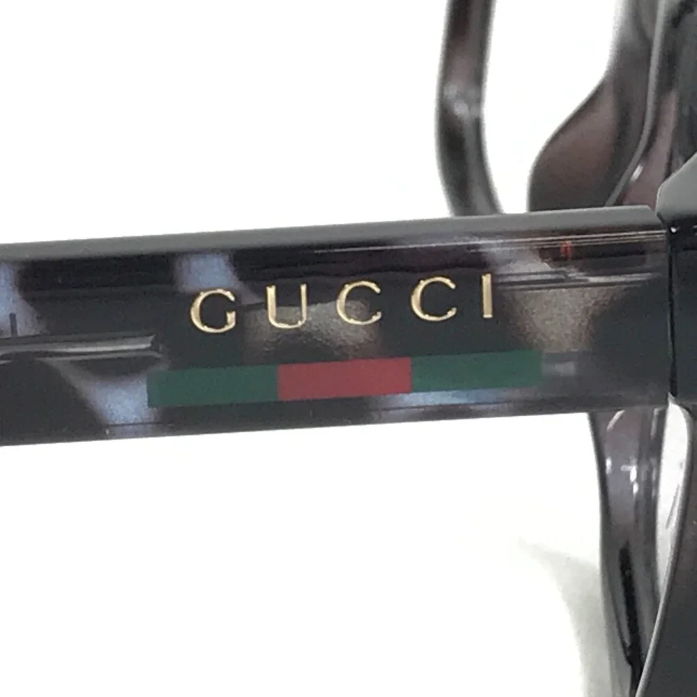 Gucci Eyeglasses Frames GG1987O 003 Black Tortoise Rectangle Full Rim 54-17-145